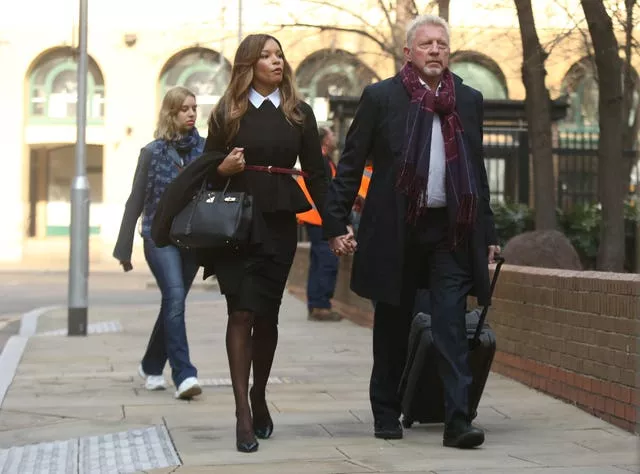 Boris Becker arrives at Southwark Crown Court 