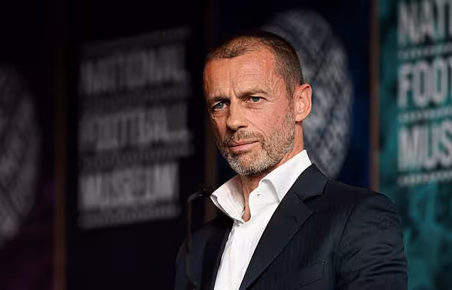 UEFA president Aleksander Ceferin