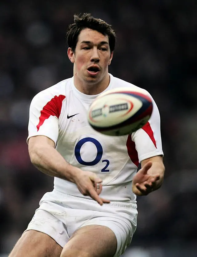 Tom Voyce playing for England