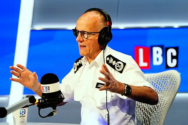 Sir Mark Rowley phone-in on LBC