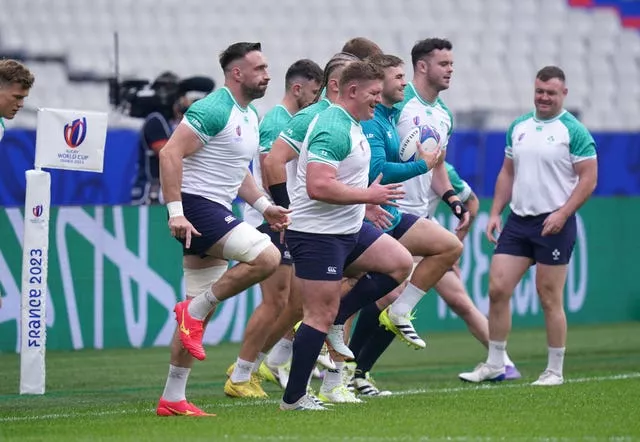 Ireland are preparing to face New Zealand