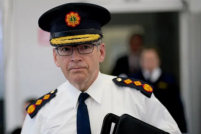 Garda Commissioner Drew Harris in uniform