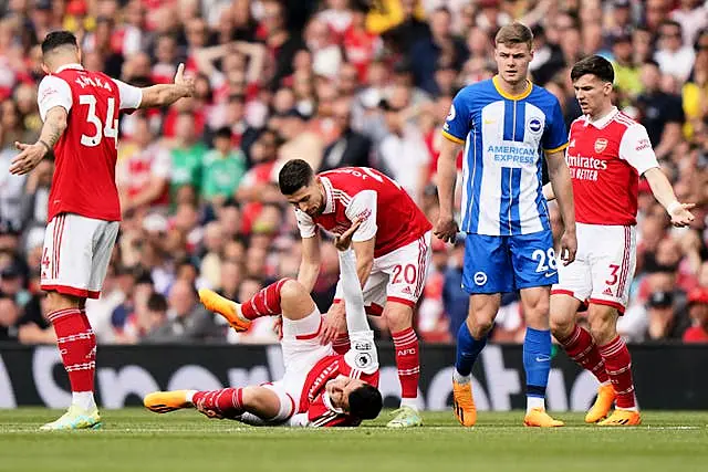 Invincible at home! Arsenal set new unbeaten record under Mikel Arteta -  and longest run in five years - with victory over Brighton