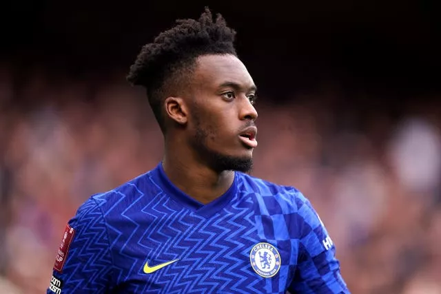 Hudson-Odoi playing for Chelsea last season