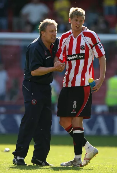 Neil Warnock (left) also managed home-town club Sheffield United