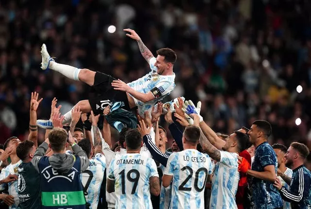 Argentina celebrate