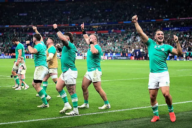 Ireland won 13-8 against South Africa