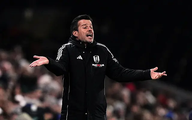 Fulham manager Marco Silva gestures on the touchline