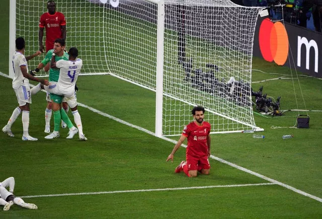 Mohamed Salah looks dejected