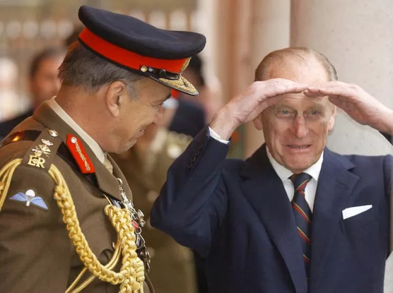 Philip and General Sir Mike Jackson
