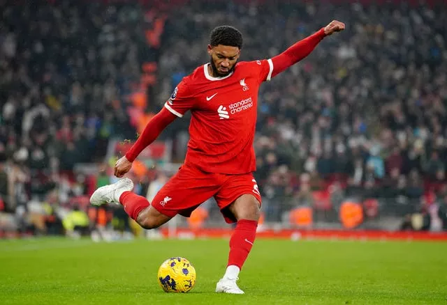 Gomez has enjoyed a superb season for Liverpool