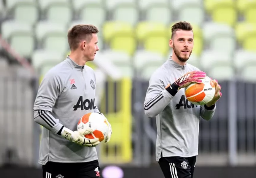 Dean Henderson is competing for a starting spot with David De Gea at Manchester United