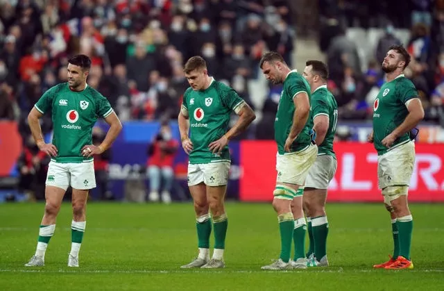 Andy Farrell's Ireland were beaten on their two previous visits to Paris, including last year's 30-24 Six Nations loss to France