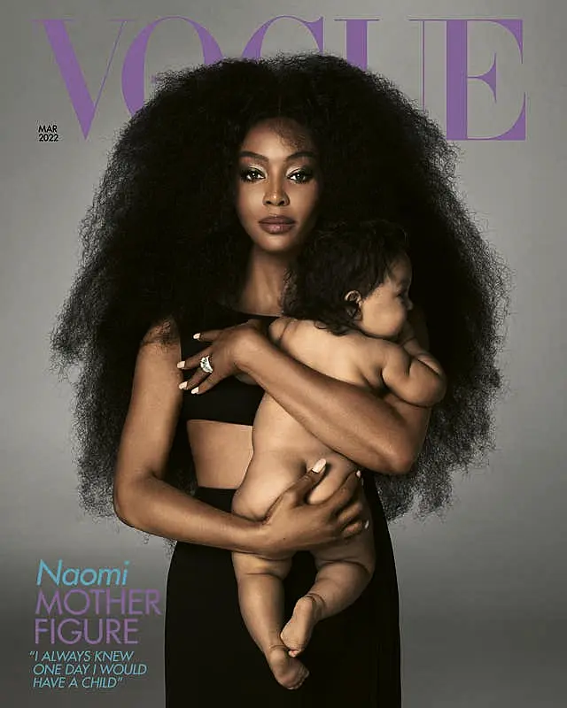 Naomi Campbell in Vogue