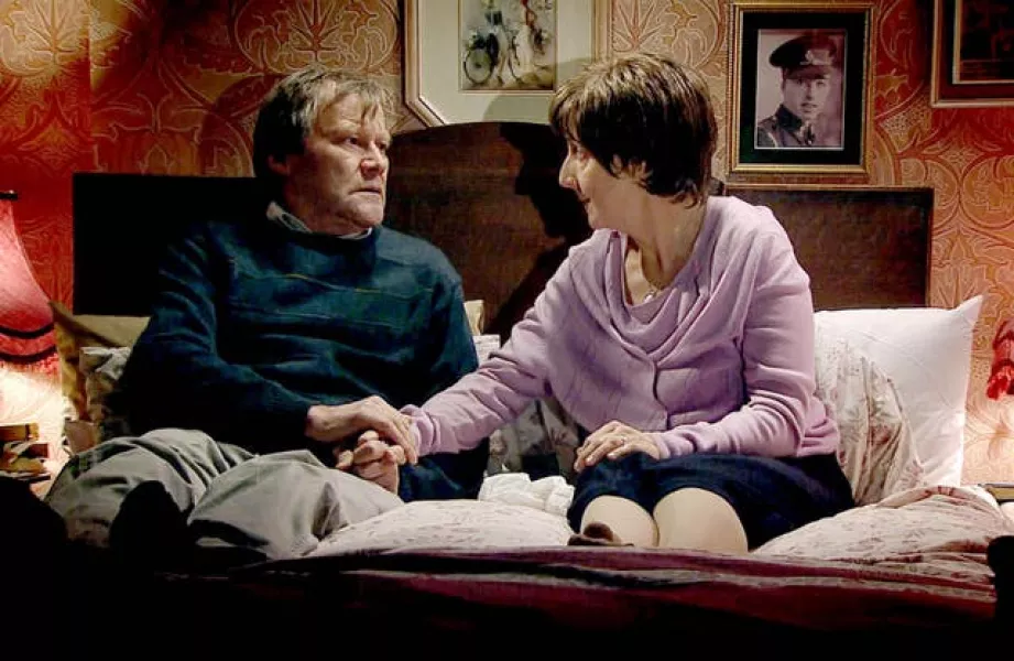 Hayley and Roy Cropper