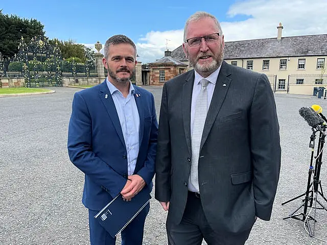 Ulster Unionist leader Doug Beattie and deputy Robbie Butler