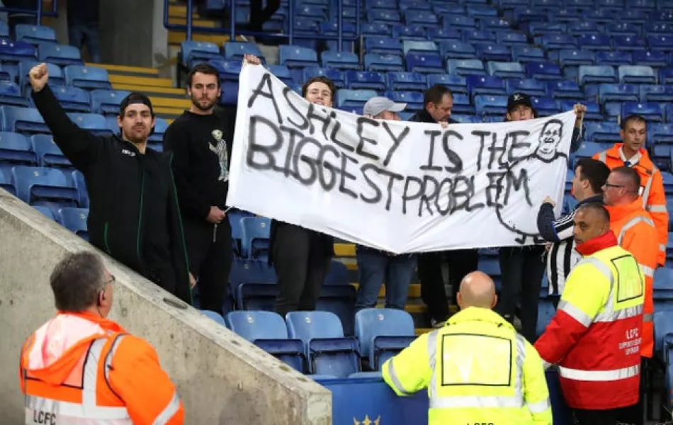 Newcastle fans have been in dispute with owner Mike Ashley for years