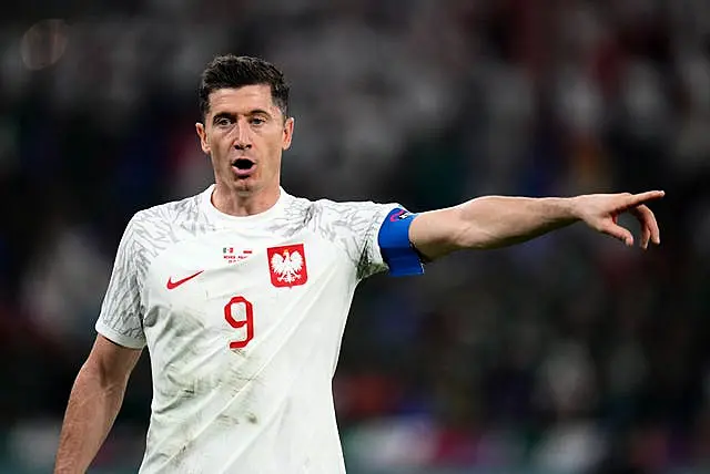 Lewandowski was the target of loud boos from the Mexican crowd 