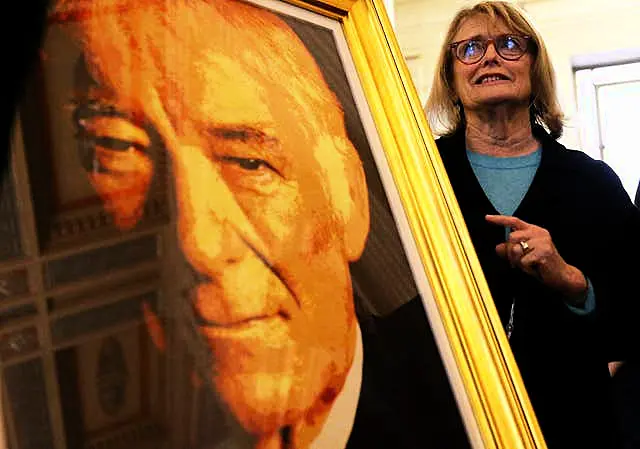 Heaney and Wilson portraits unveiled