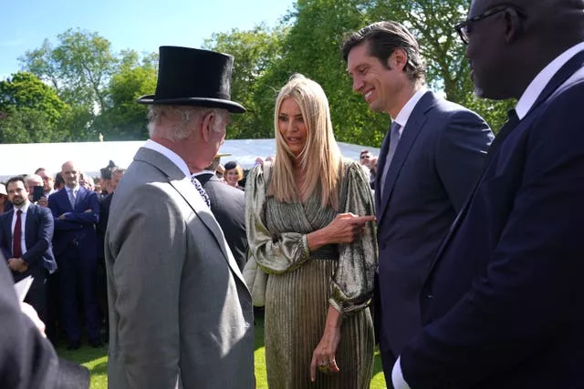TV presenters Tess Daly and Vernon Kay were among the guests