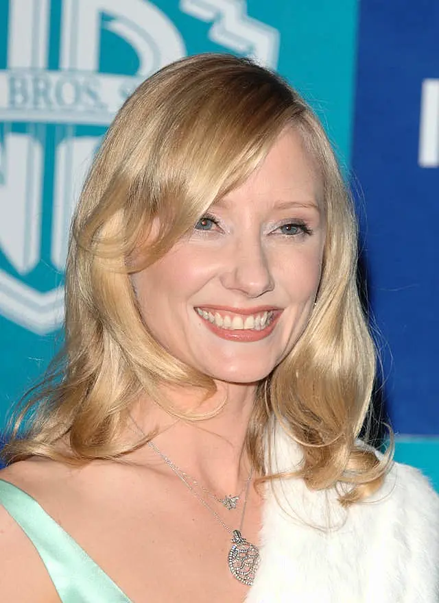 Anne Heche arrives at the InStyle / Warner Bros party 