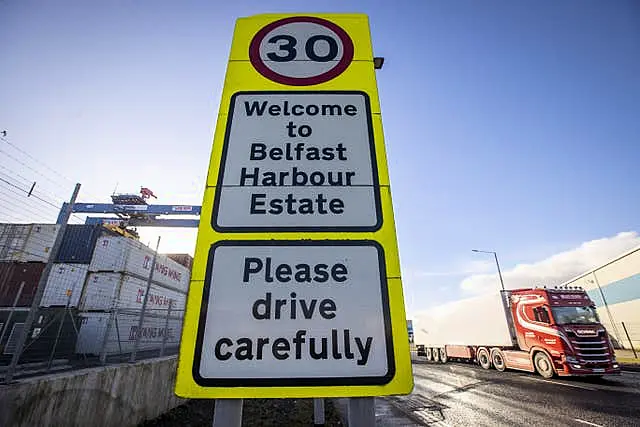 General views of Belfast Harbour