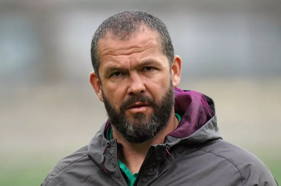 Ireland head coach Andy Farrell, pictured, was impressed by Mack Hansen