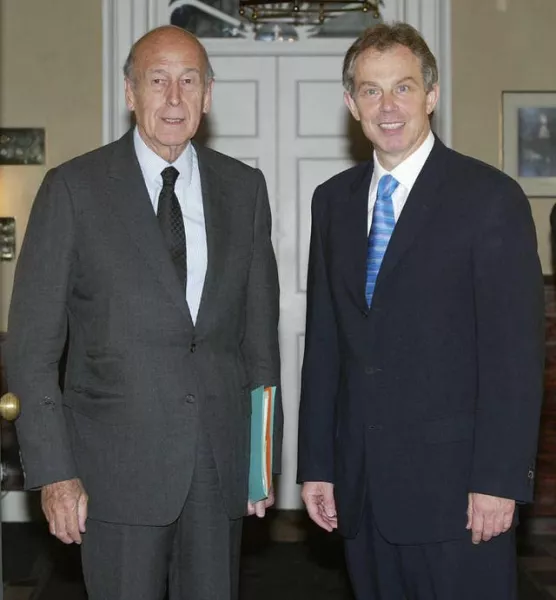 Tony Blair &  Valerie Giscard d’Estaing 