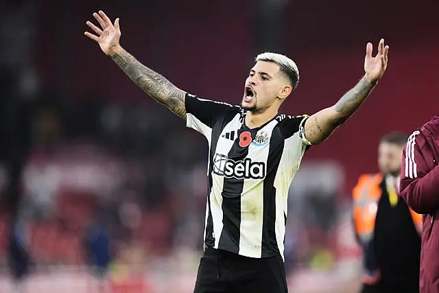 Newcastle skipper Bruno Guimaraes after a 3-1 Premier League win at Nottingham Forest