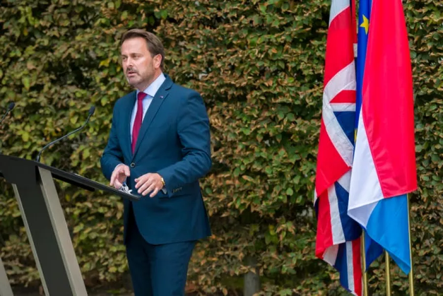 Xavier Bettel (Emmanuel Claude/Luxembourg Government/PA)