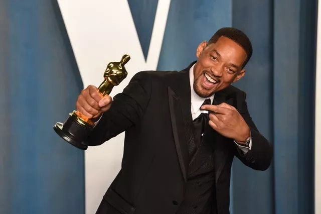 Will Smith with his Oscar (Doug Peters/Archive/PA)