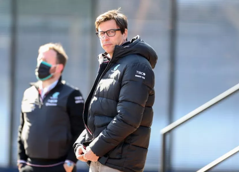 Mercedes team principal Toto Wolff refuted Hamilton's claim 