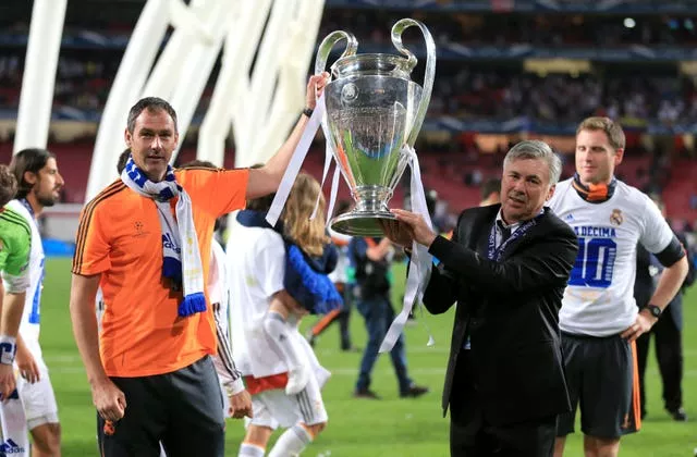 Carlo Ancelotti, right, is the most decorated manager in Champions League history
