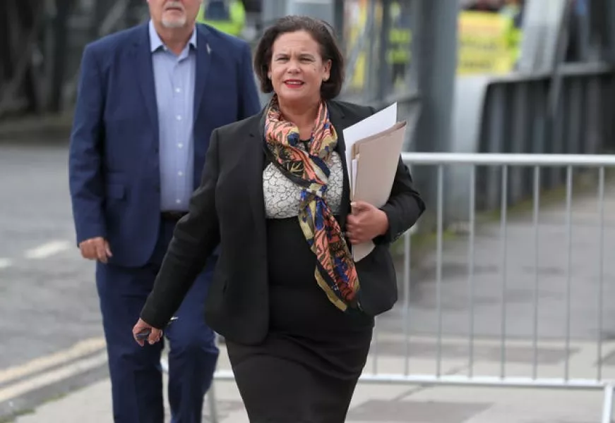 Sinn Fein leader Mary Lou McDonald 