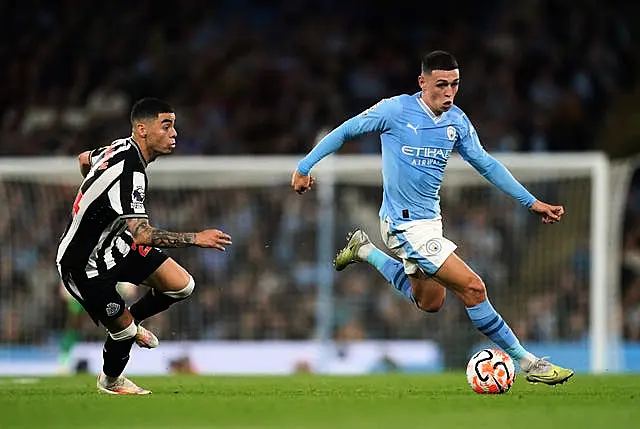 Phil Foden, right, starred for the recent Super Cup winners