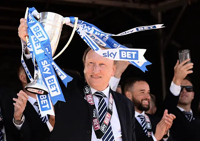 Cardiff City Promotion Parade – Cardif Castle