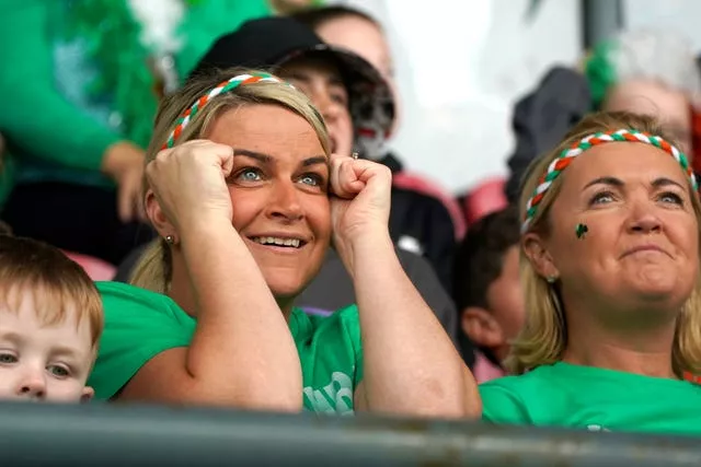 Fans watch Canada v Republic of Ireland – FIFA Women’s World Cup 2023