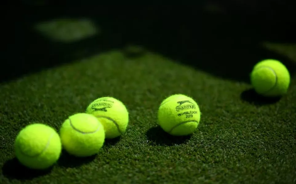 Tennis balls (Victoria Jones/PA)
