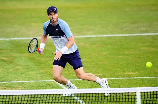 Andy Murray made a winning start to his grass-court campaign 