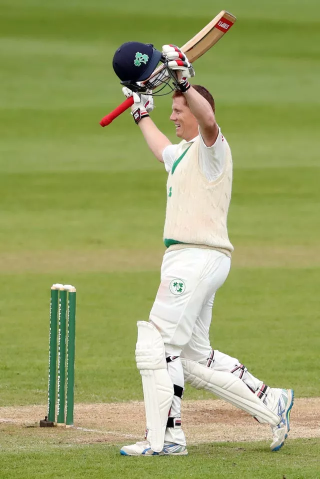 Kevin O'Brien was Ireland's only previous Test centurion.