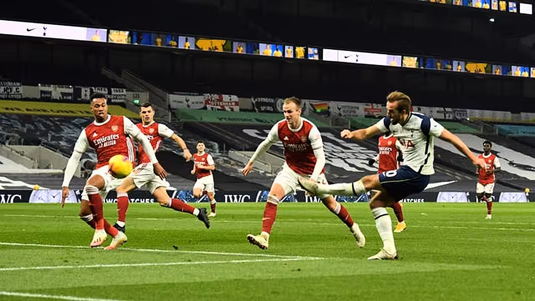 Harry Kane reached several milestones with his goal against Arsenal
