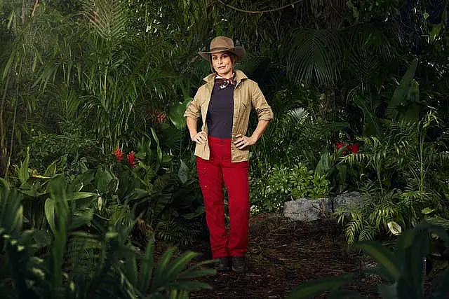 Coleen Rooney in her jungle gear for I'm A Celebrity... Get Me Out Of Here! 