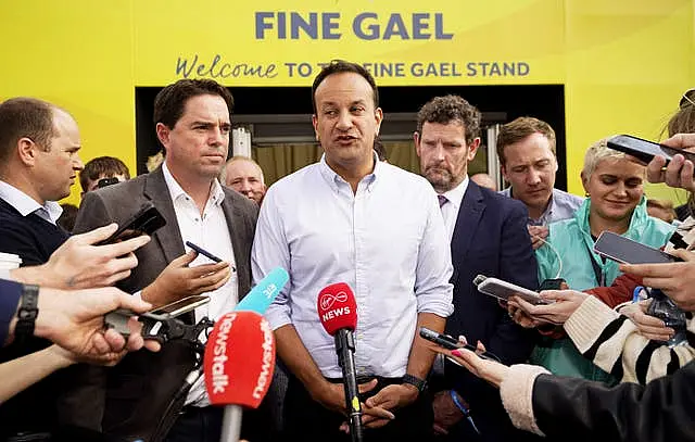 T�naiste Leo Varadkar visits the National Ploughing championships