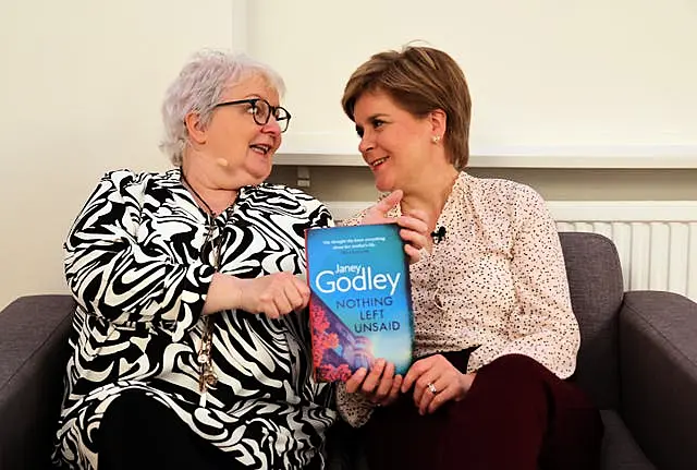 Janey Godley and Nicola Sturgeon