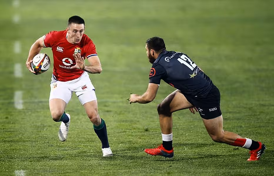 Josh Adam has scored eight tries in three starts for the Lions