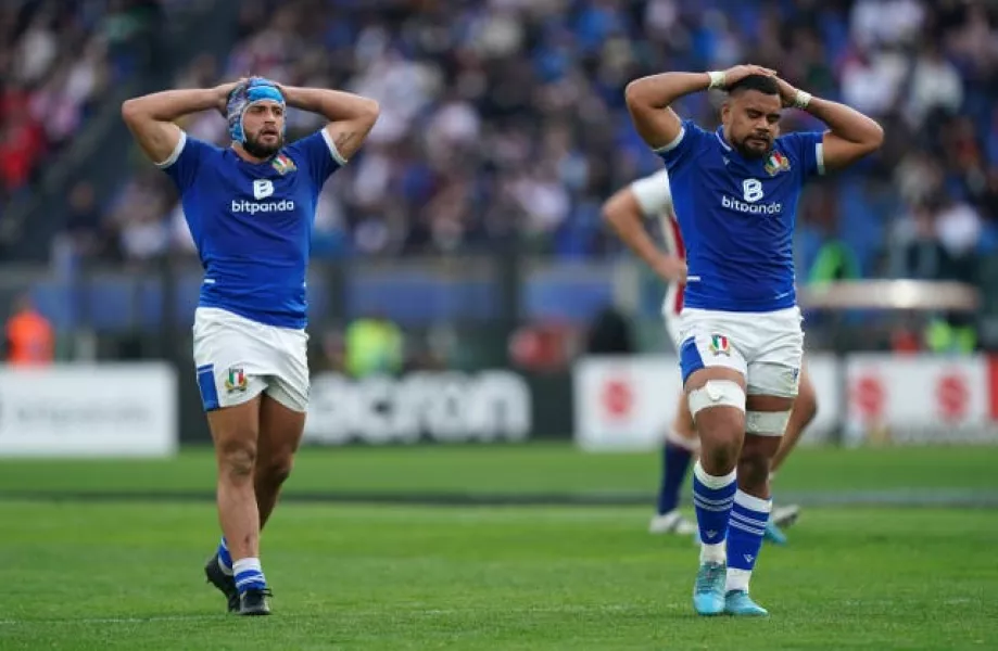 Italy have lost 34 Six Nations matches in a row