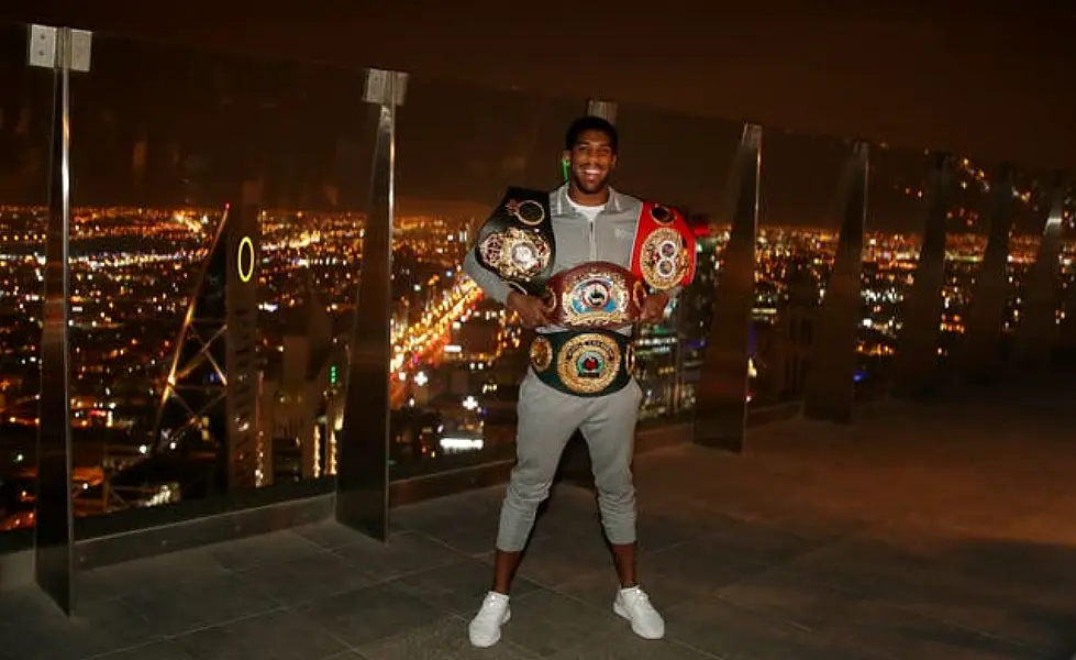 Anthony Joshua has fought in Saudi Arabia before