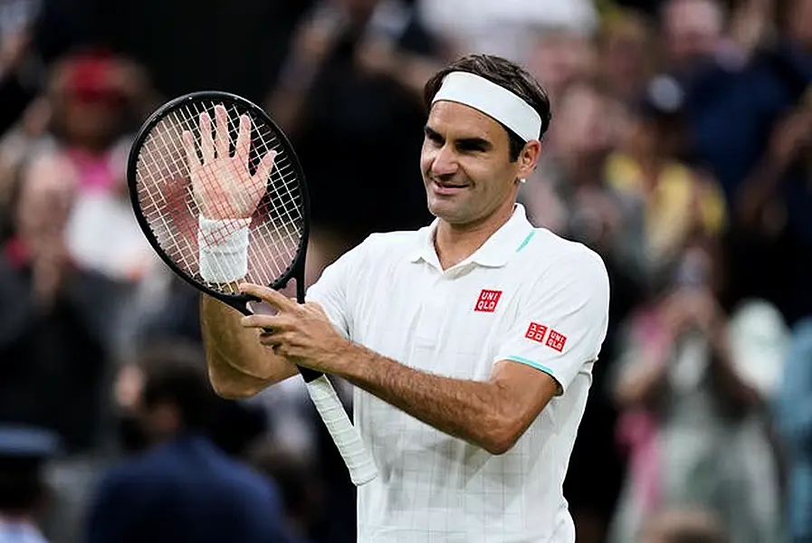 Roger Federer took control of the match 