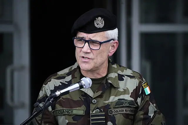 Defence Forces Chief of Staff Lieutenant General Sean Clancy