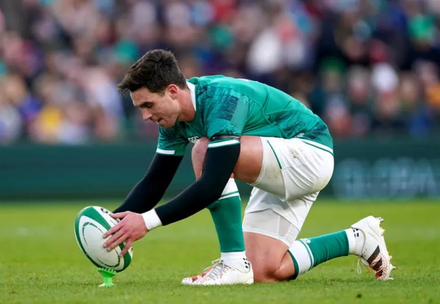 Joey Carbery has retained Ireland's fly-half role ahead of Johnny Sexton